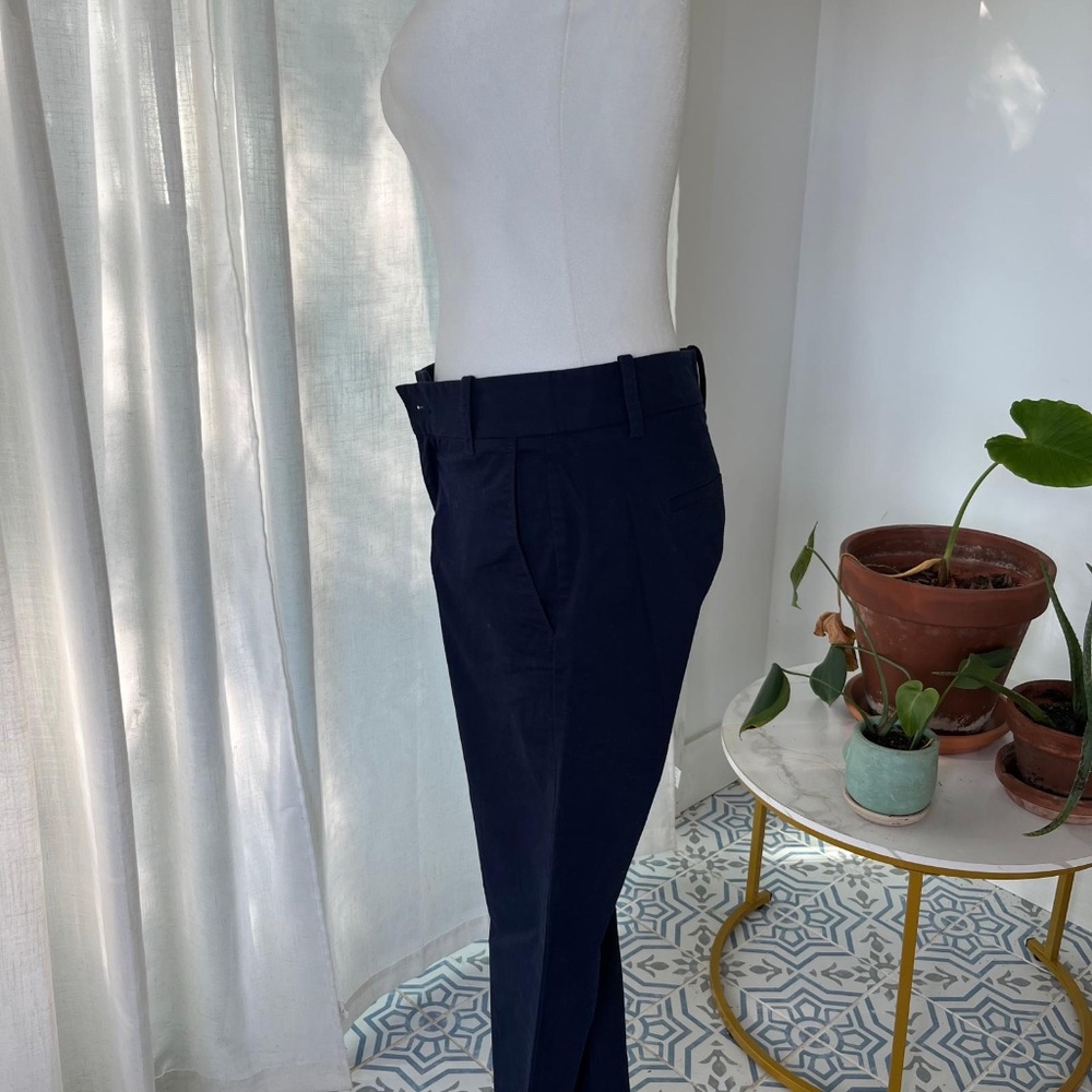 J CREW NAVY FRANKIE PANTS WOMENS 0 - Picture 2 of 6